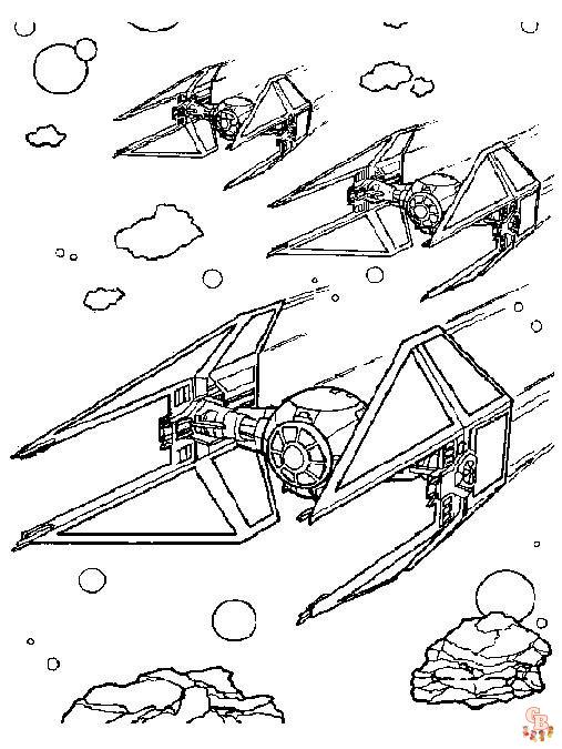 Coloriage Star Wars Gratuitement - Les Meilleurs Dessins pour Enfants