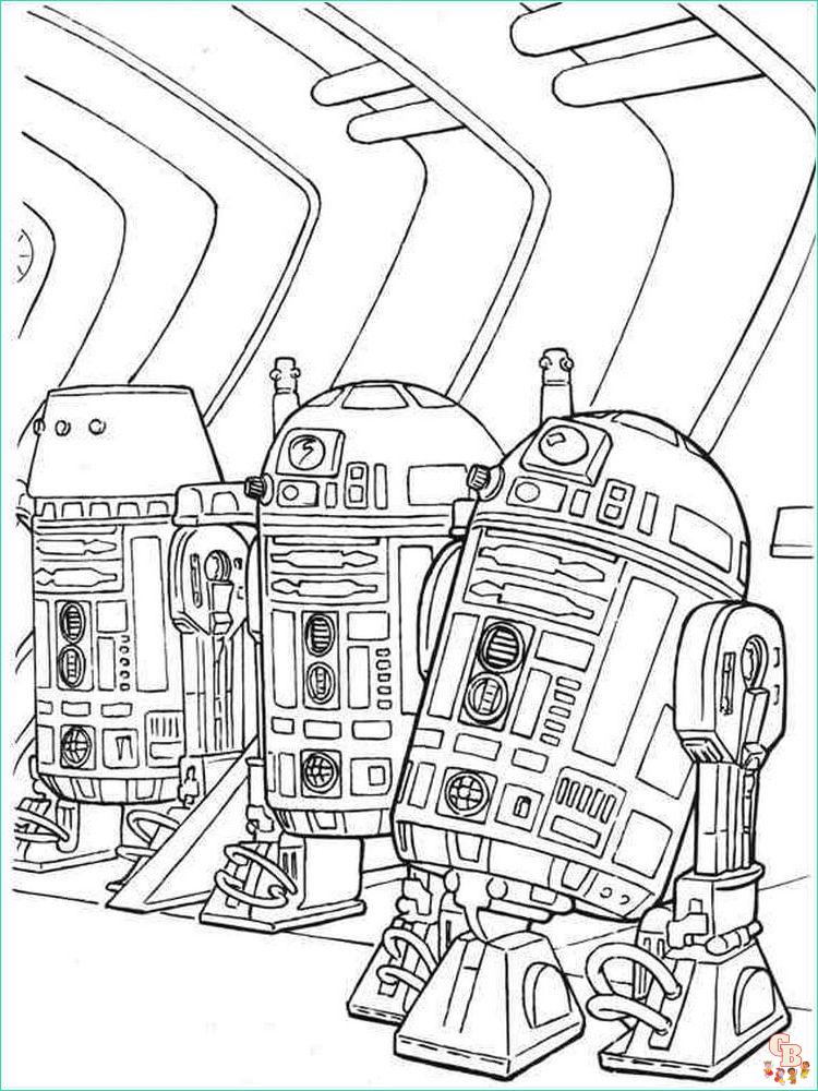 Coloriage Star Wars Gratuitement - Les Meilleurs Dessins pour Enfants