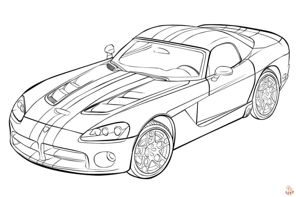 Les meilleurs coloriages de voitures de courses en ligne - Coloriage voiture de course gratuit