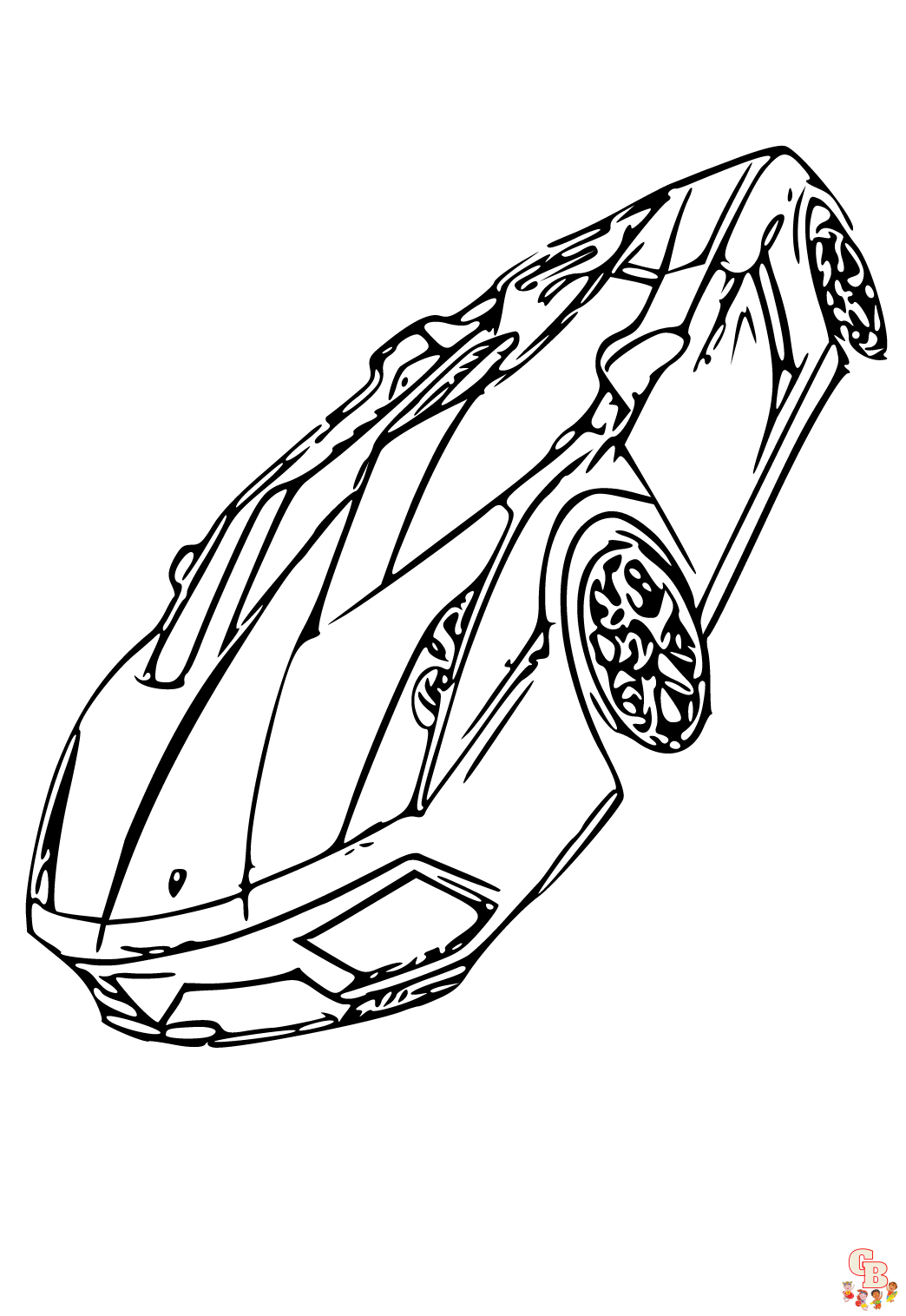 Les meilleurs coloriages de voitures de courses en ligne - Coloriage voiture de course gratuit