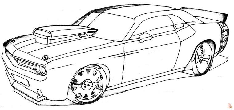 Les meilleurs coloriages de voitures de courses en ligne - Coloriage voiture de course gratuit