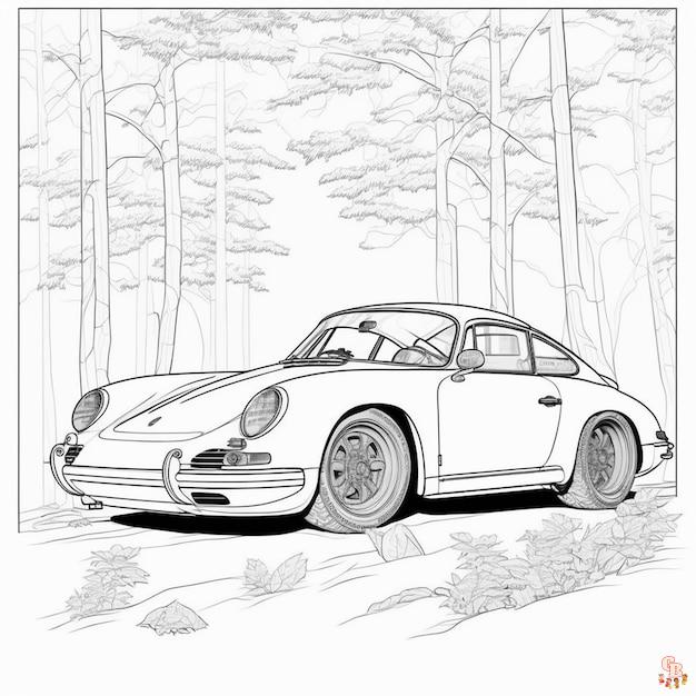 Les meilleurs coloriages de voitures de courses en ligne - Coloriage voiture de course gratuit