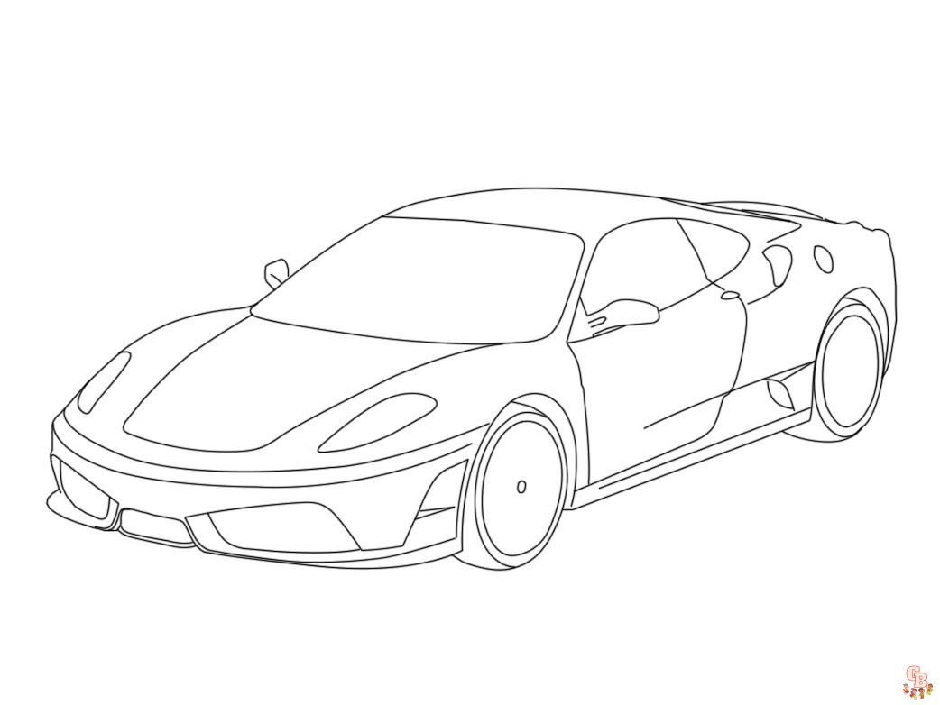 Les meilleurs coloriages de voitures de courses en ligne - Coloriage voiture de course gratuit