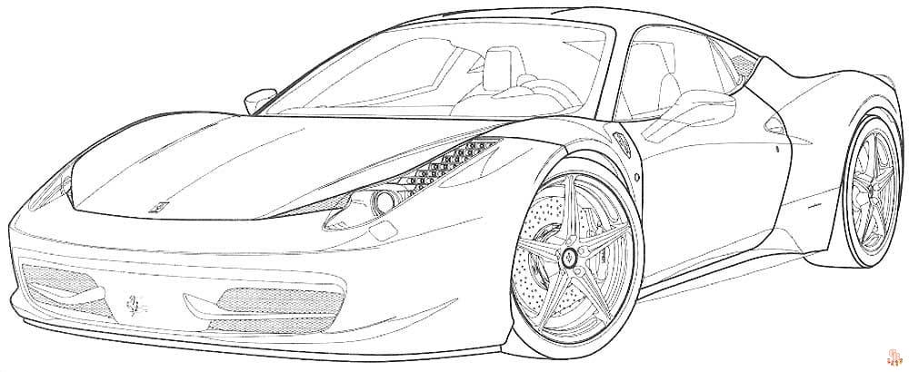 Les meilleurs coloriages de voitures de courses en ligne - Coloriage voiture de course gratuit