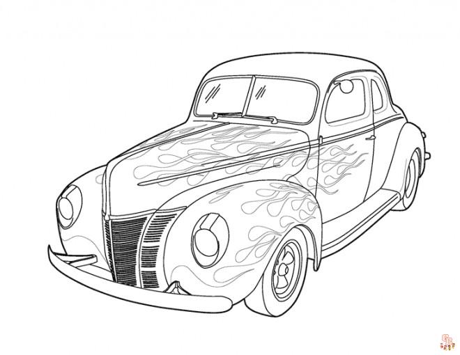 Les meilleurs coloriages de voitures de courses en ligne - Coloriage voiture de course gratuit