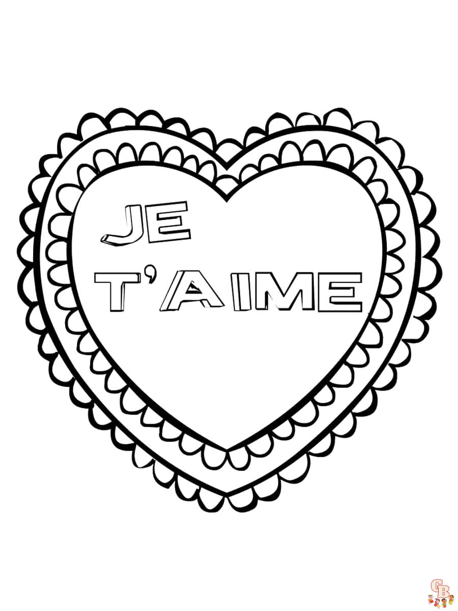 Coloriage Amour