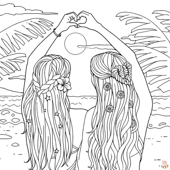 Coloriage BFF