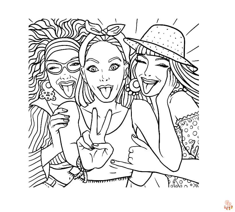 Coloriage BFF