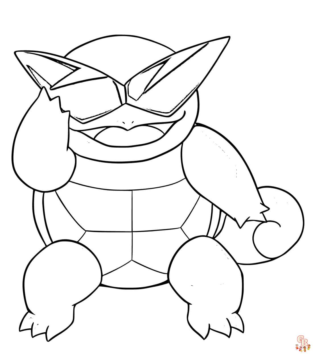 Coloriage Blastoise