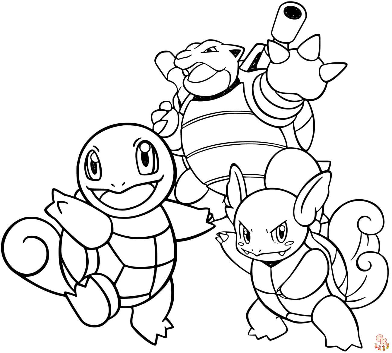 Coloriage Blastoise