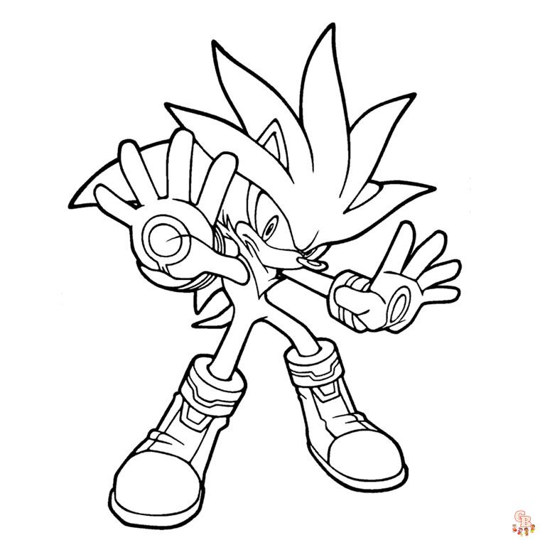 Coloriage Dark Sonic