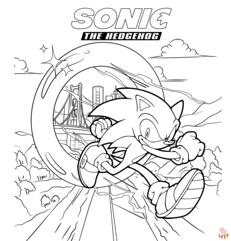 Coloriage Dark Sonic