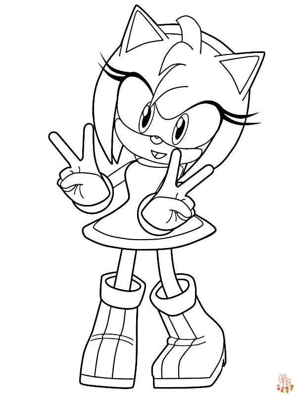 Coloriage Dark Sonic