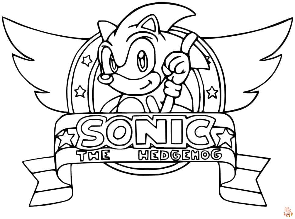 Coloriage Dark Sonic