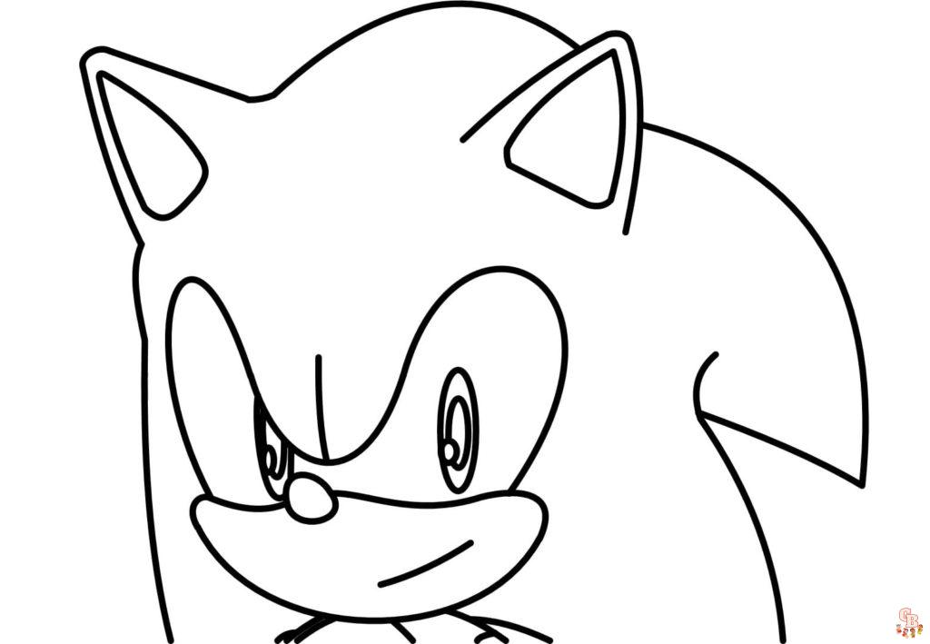 Coloriage Dark Sonic