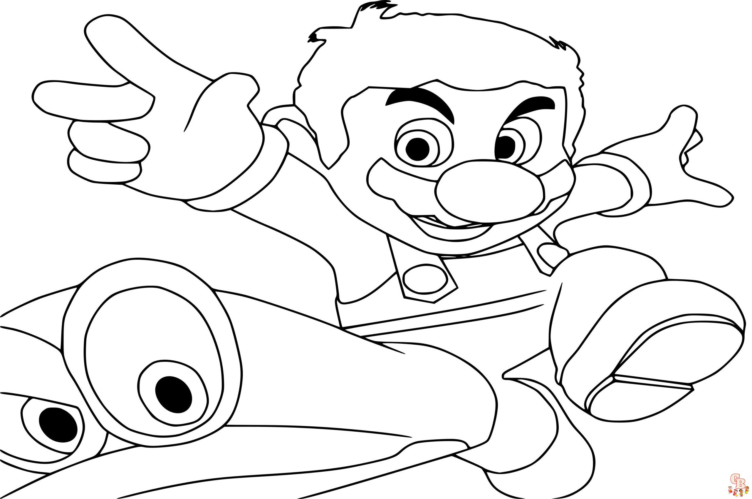 Coloriage Mario Odyssey