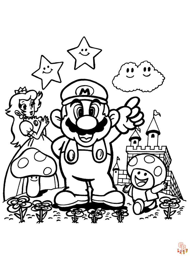 Coloriage Mario Odyssey