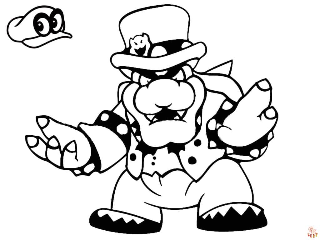 Coloriage Mario Odyssey