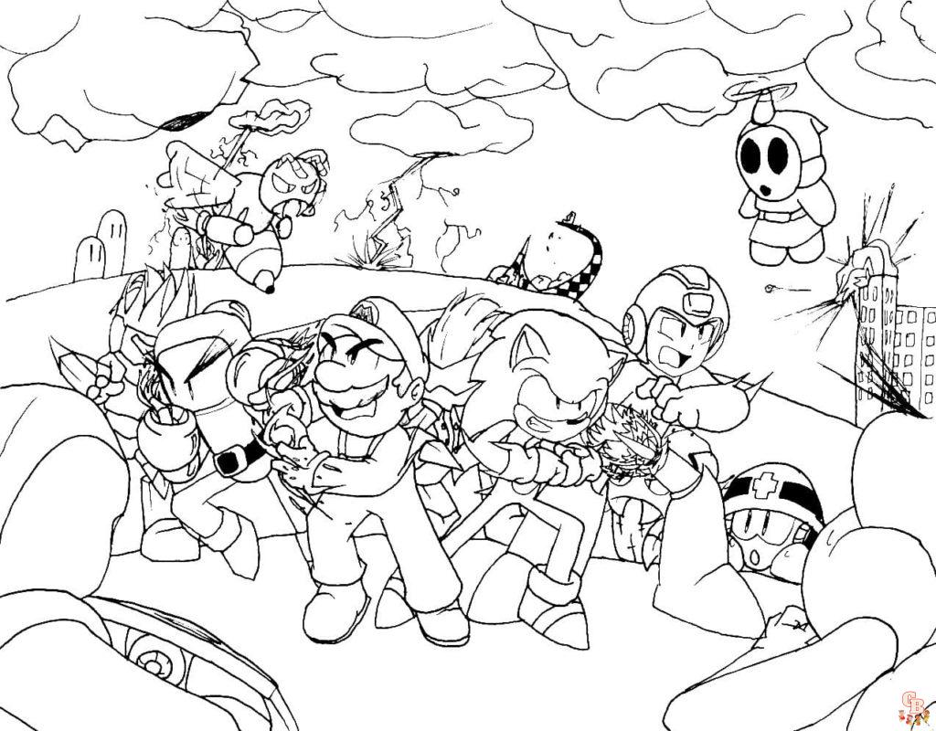 Coloriage Mario Odyssey