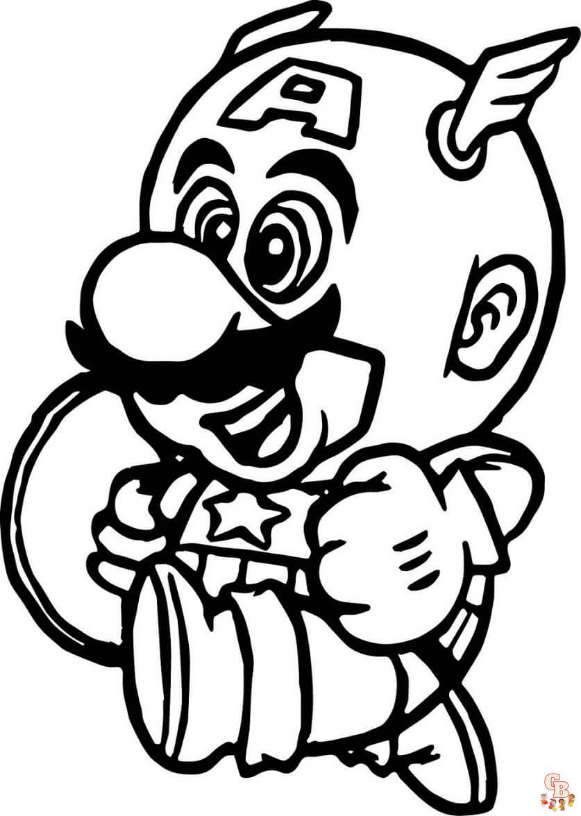 Coloriage Mario Odyssey