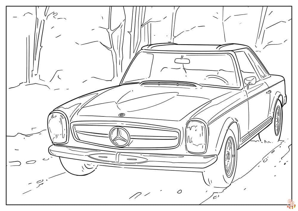 Coloriage Mercedes