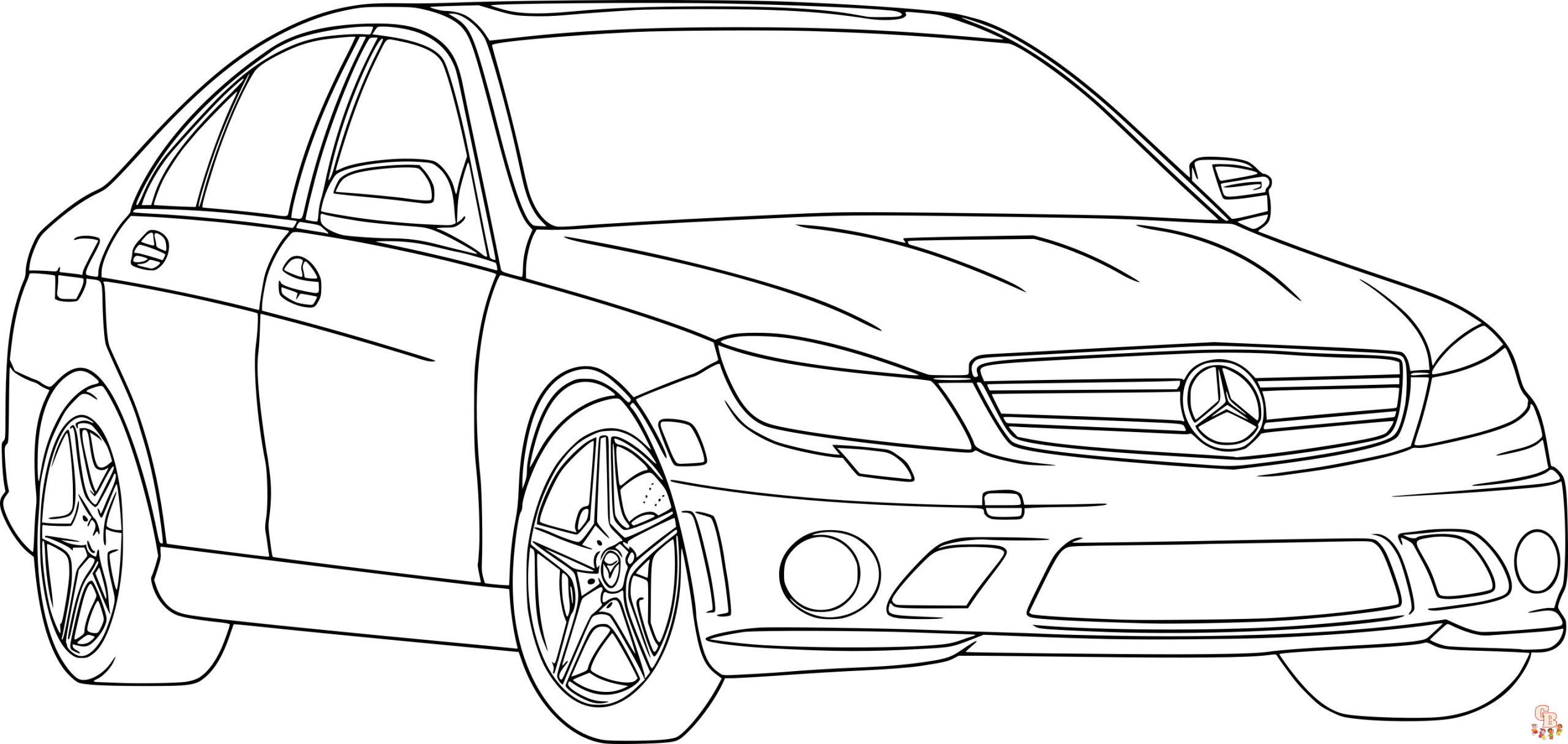 Coloriage Mercedes