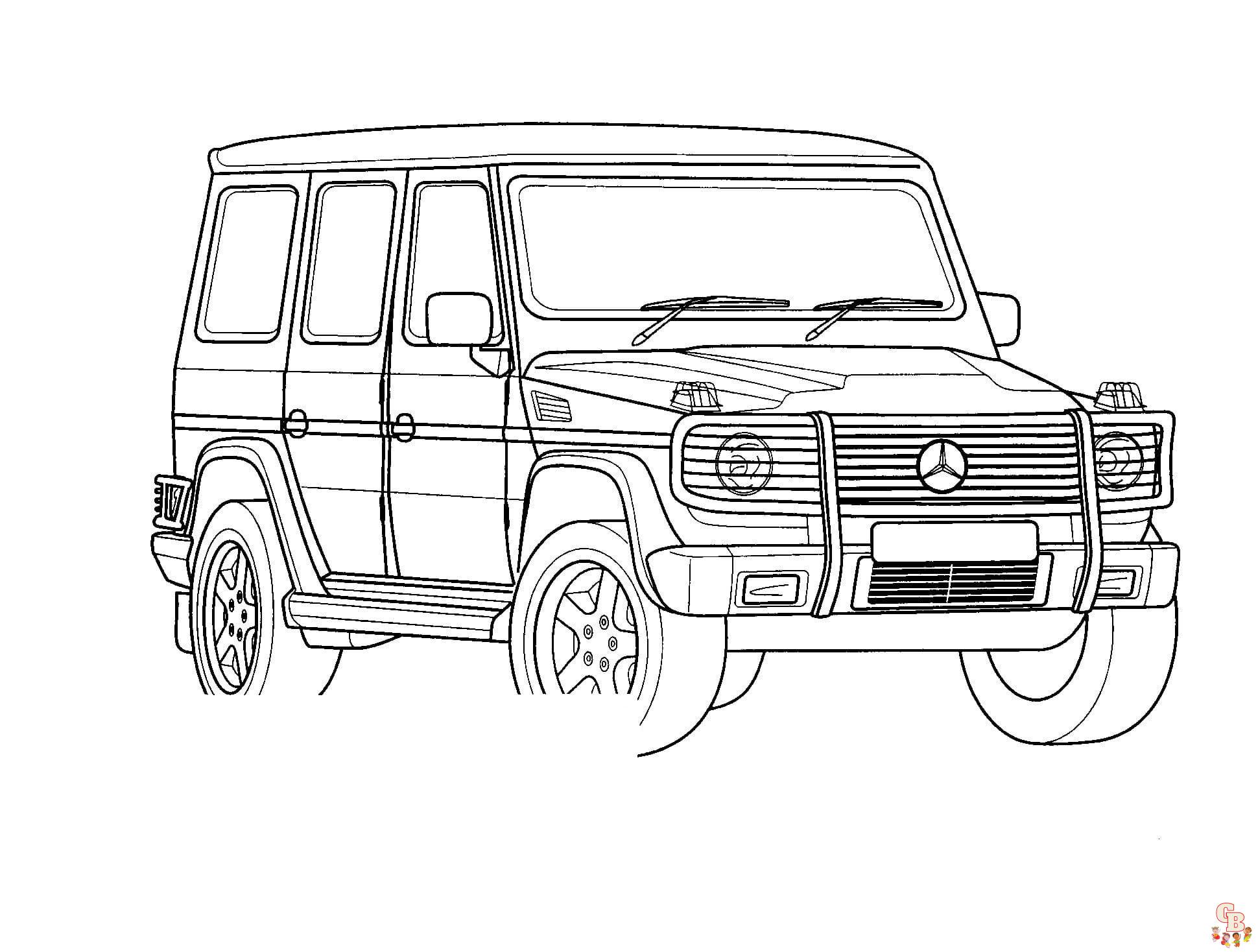 Coloriage Mercedes