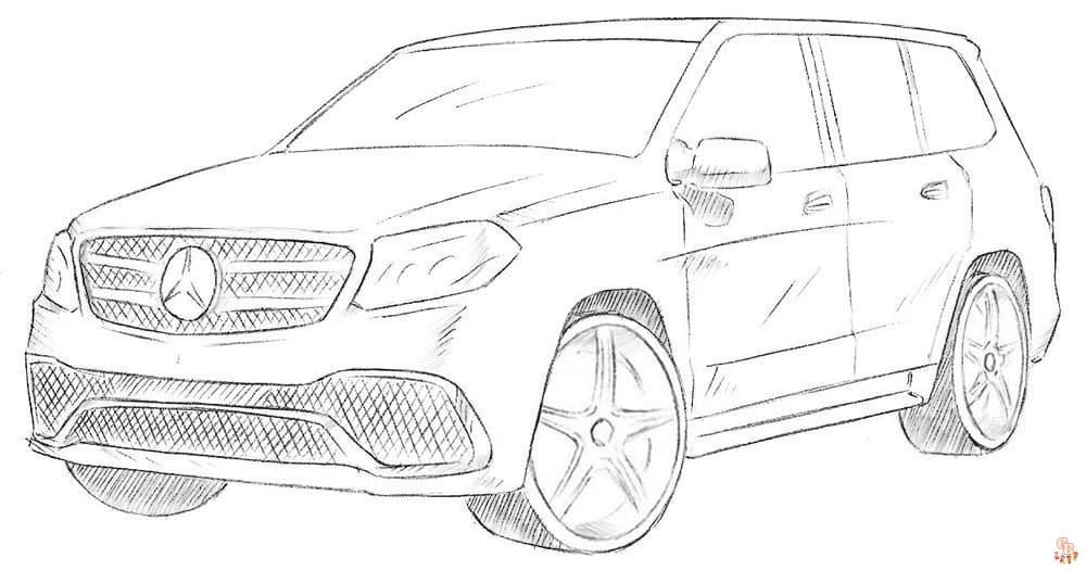 Coloriage Mercedes