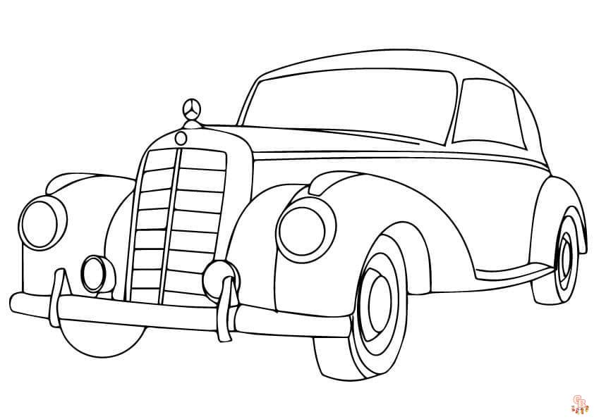 Coloriage Mercedes