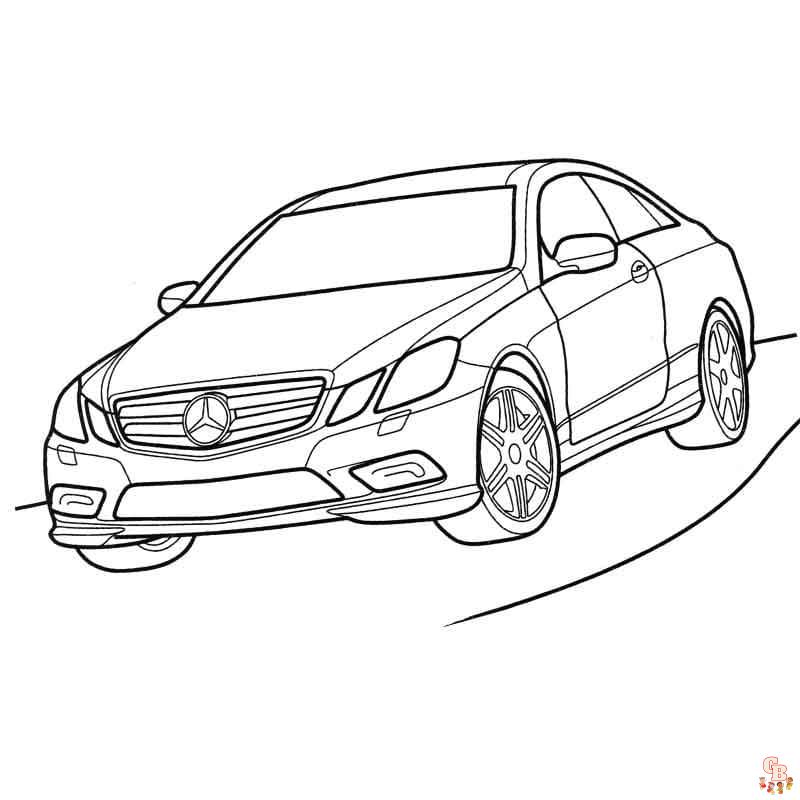 Coloriage Mercedes