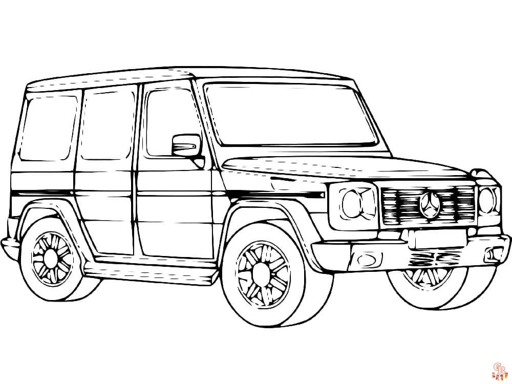 Coloriage Mercedes