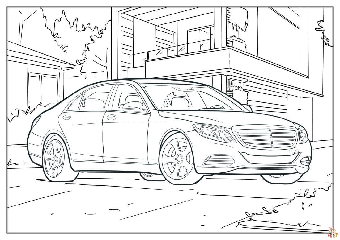 Coloriage Mercedes