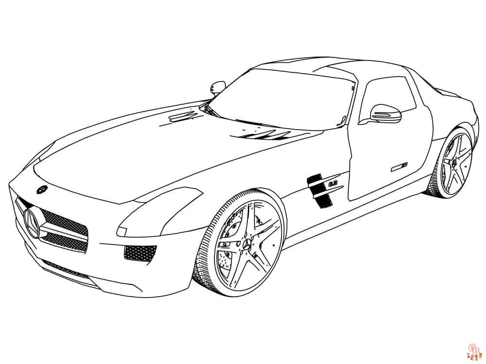 Coloriage Mercedes