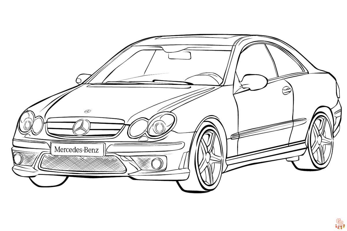 Coloriage Mercedes