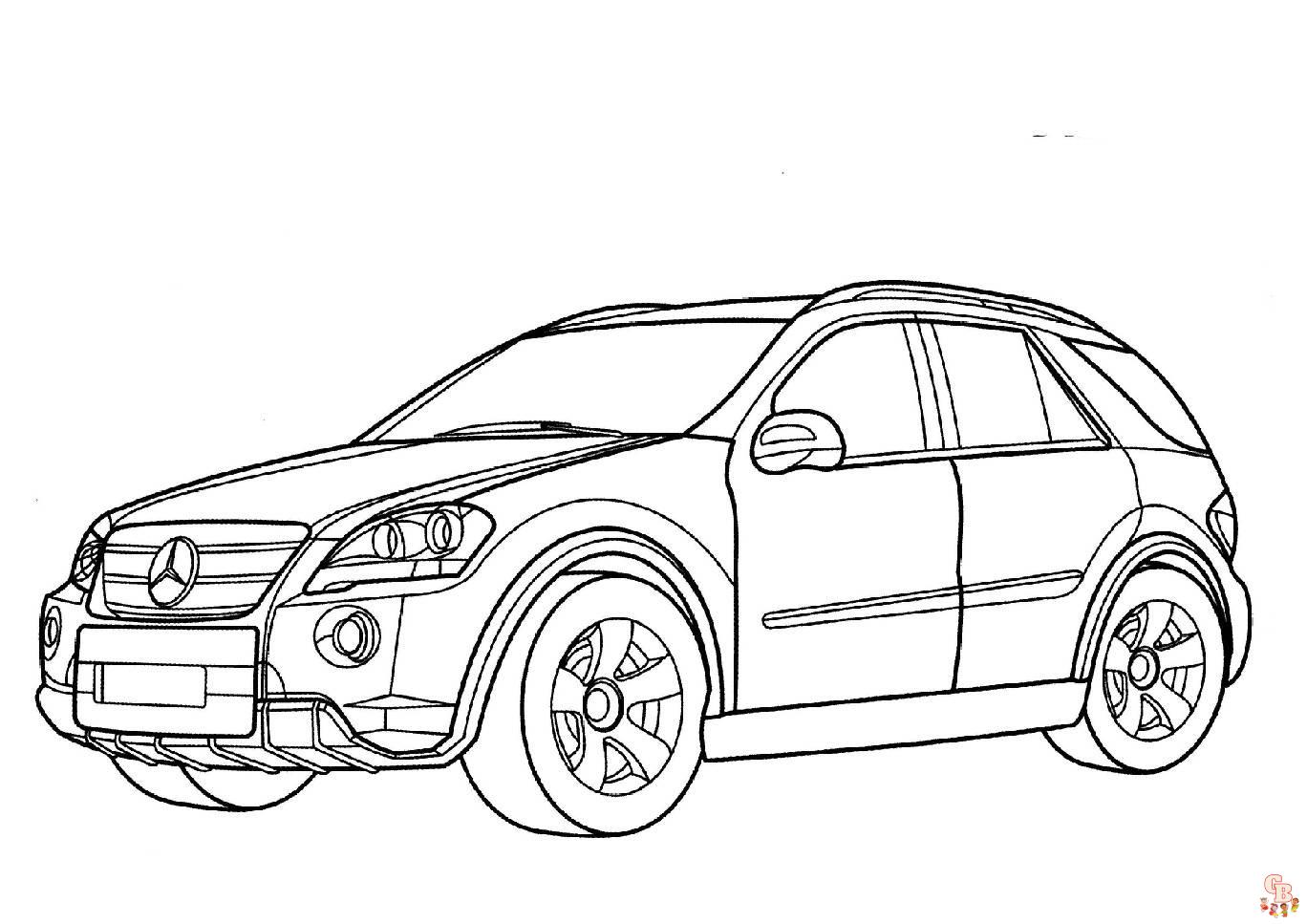 Coloriage Mercedes