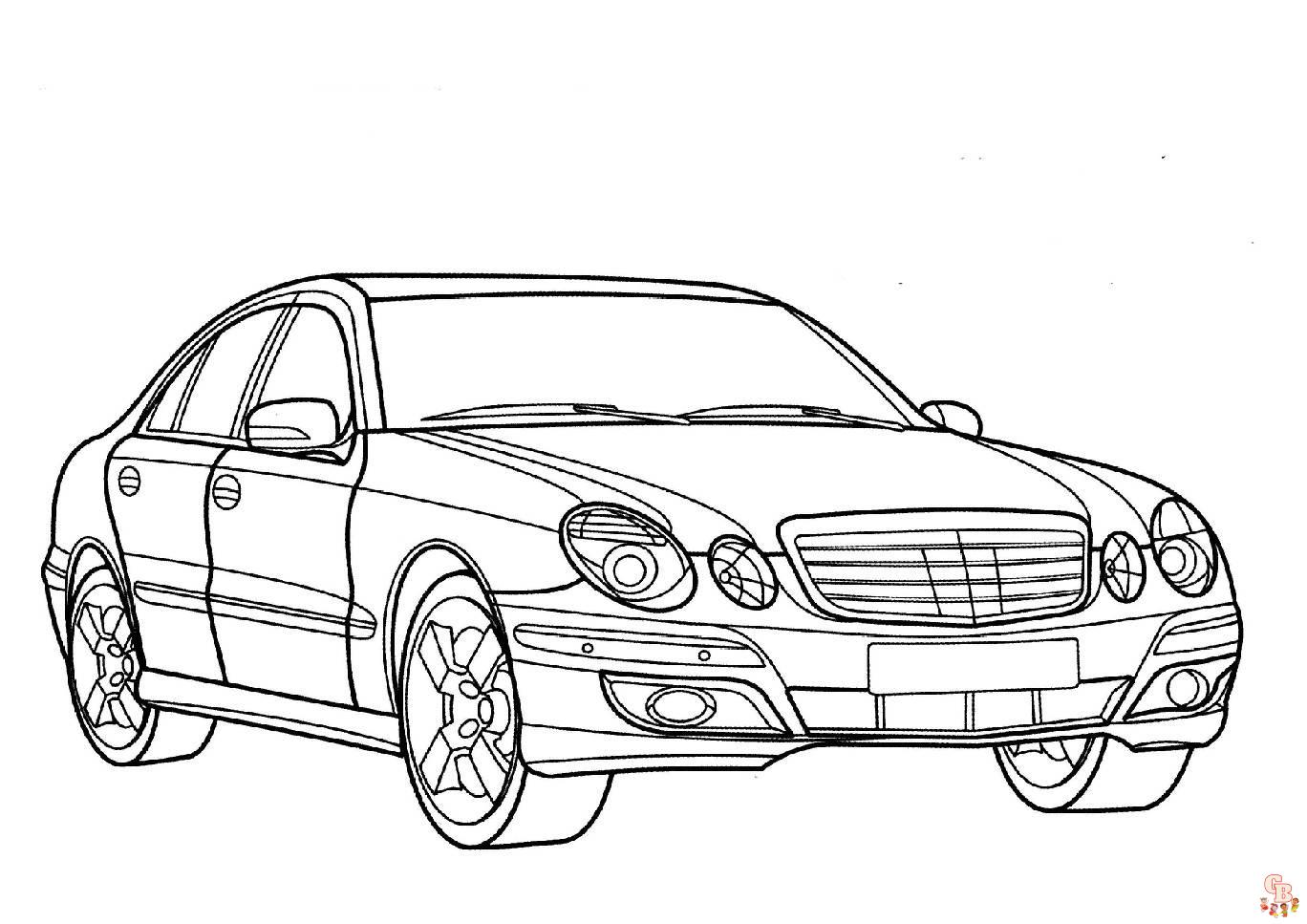 Coloriage Mercedes