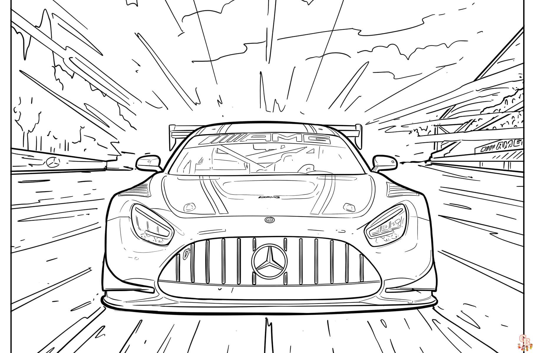 Coloriage Mercedes