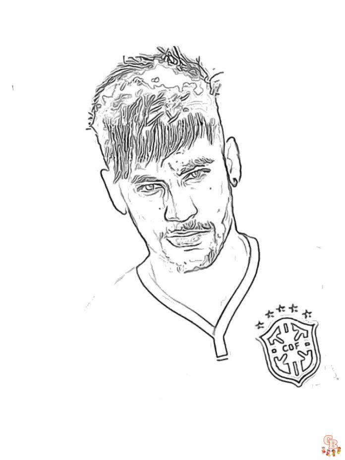 Coloriage Neymar