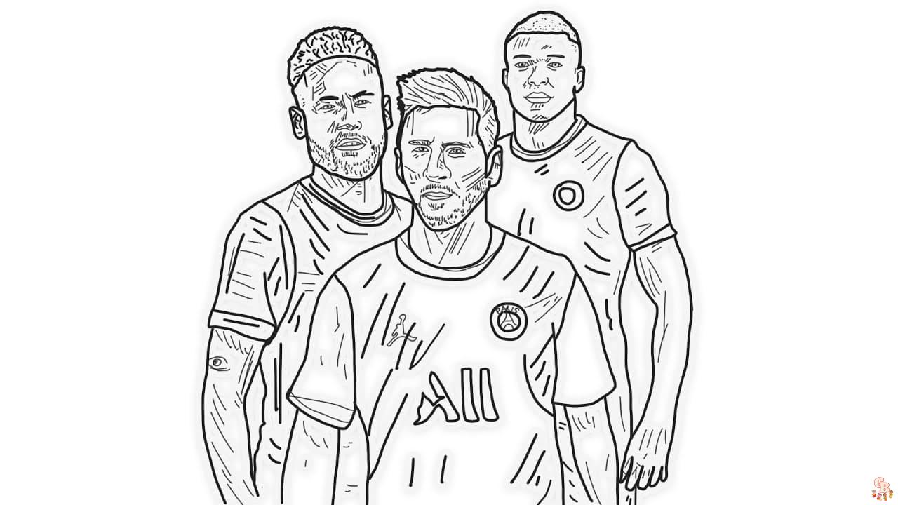 Coloriage PSG