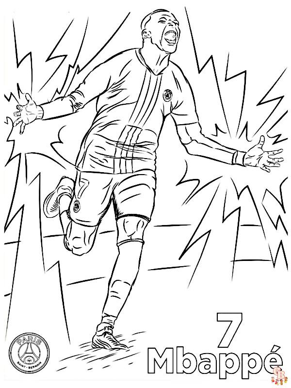 Coloriage PSG