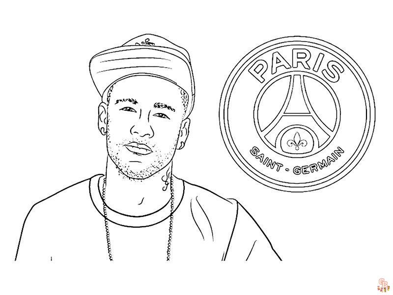 Coloriage PSG