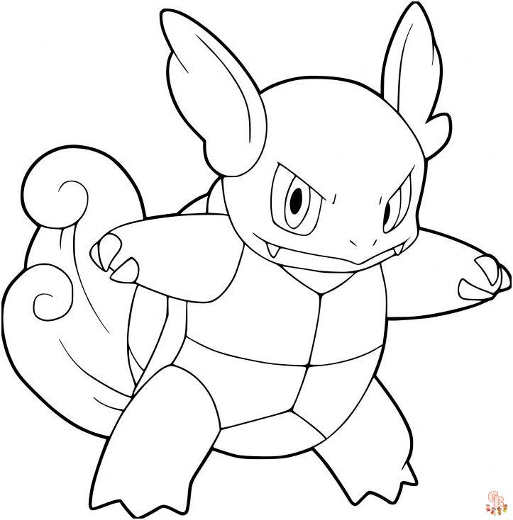 Coloriage Wartortle