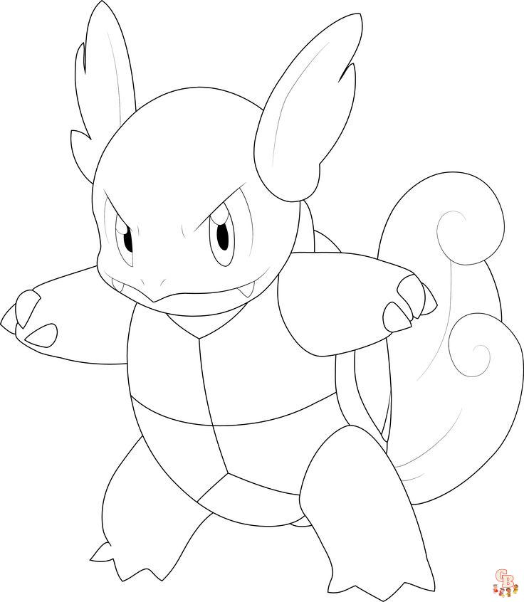 Coloriage Wartortle