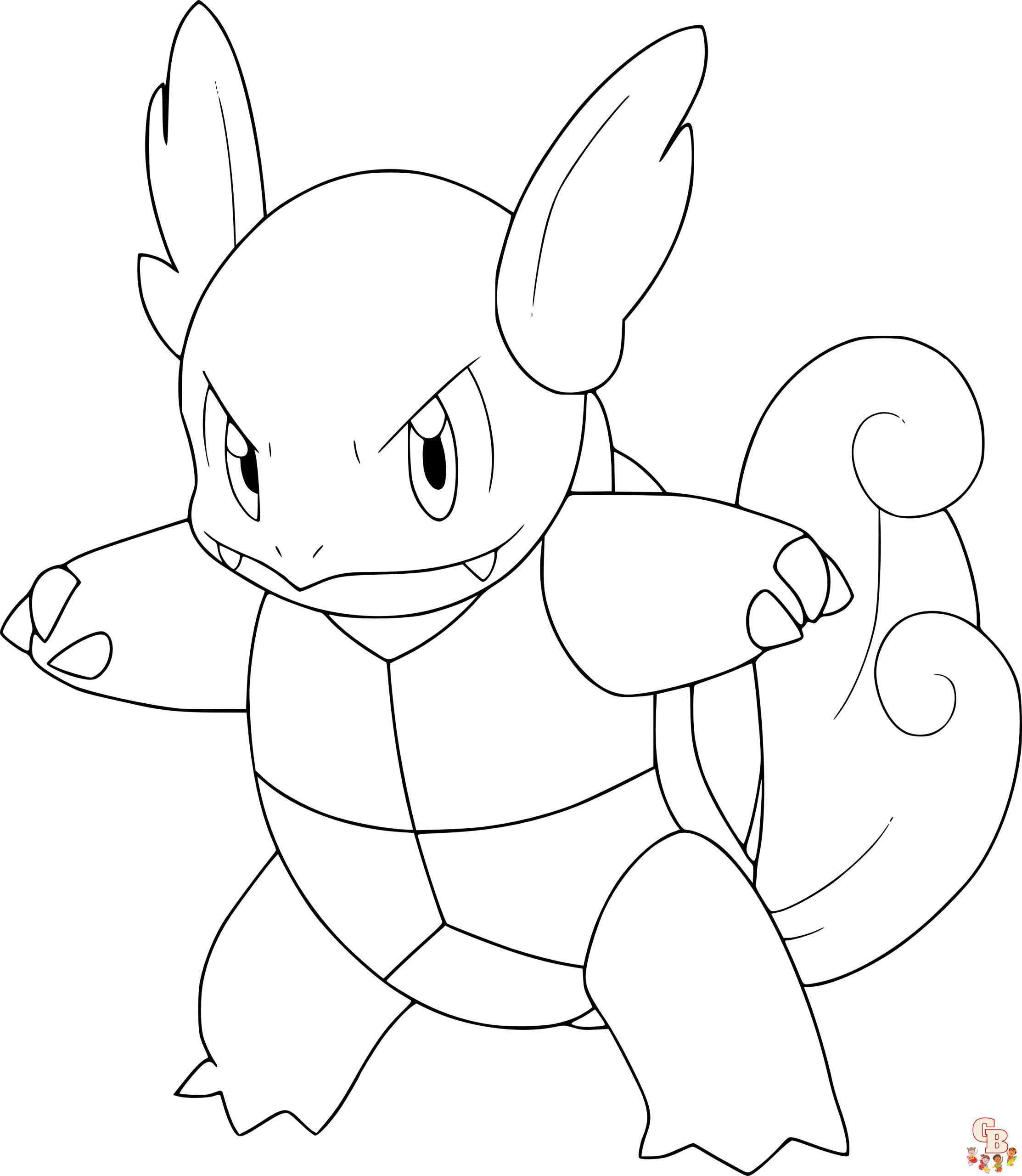 Coloriage Wartortle