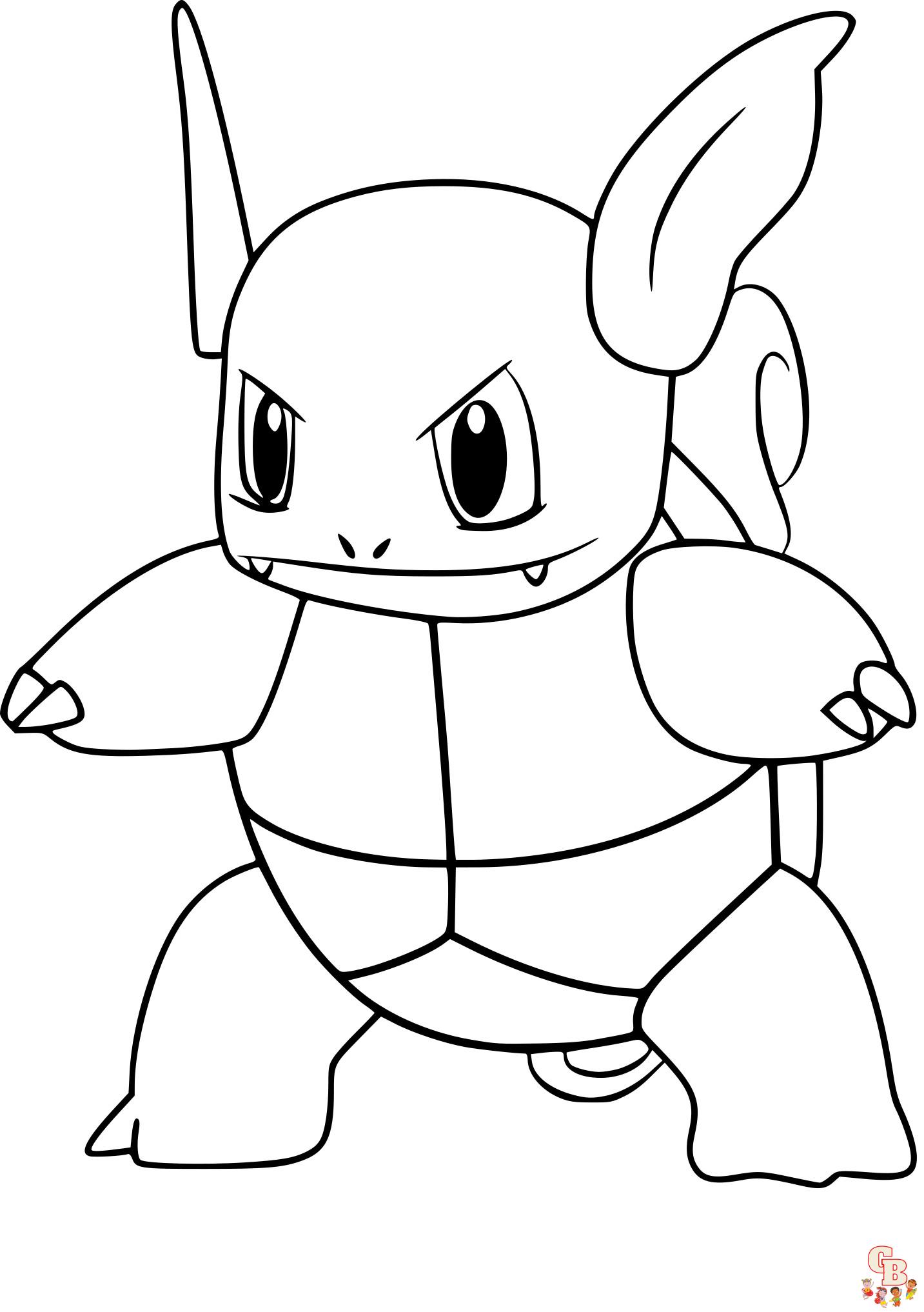 Coloriage Wartortle