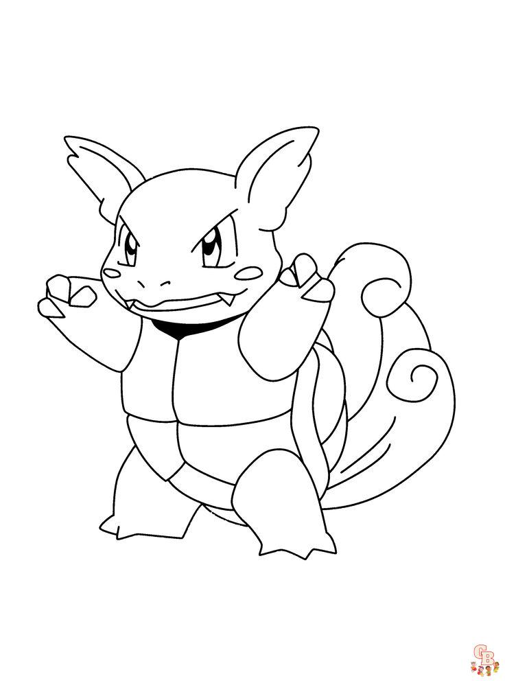 Coloriage Wartortle