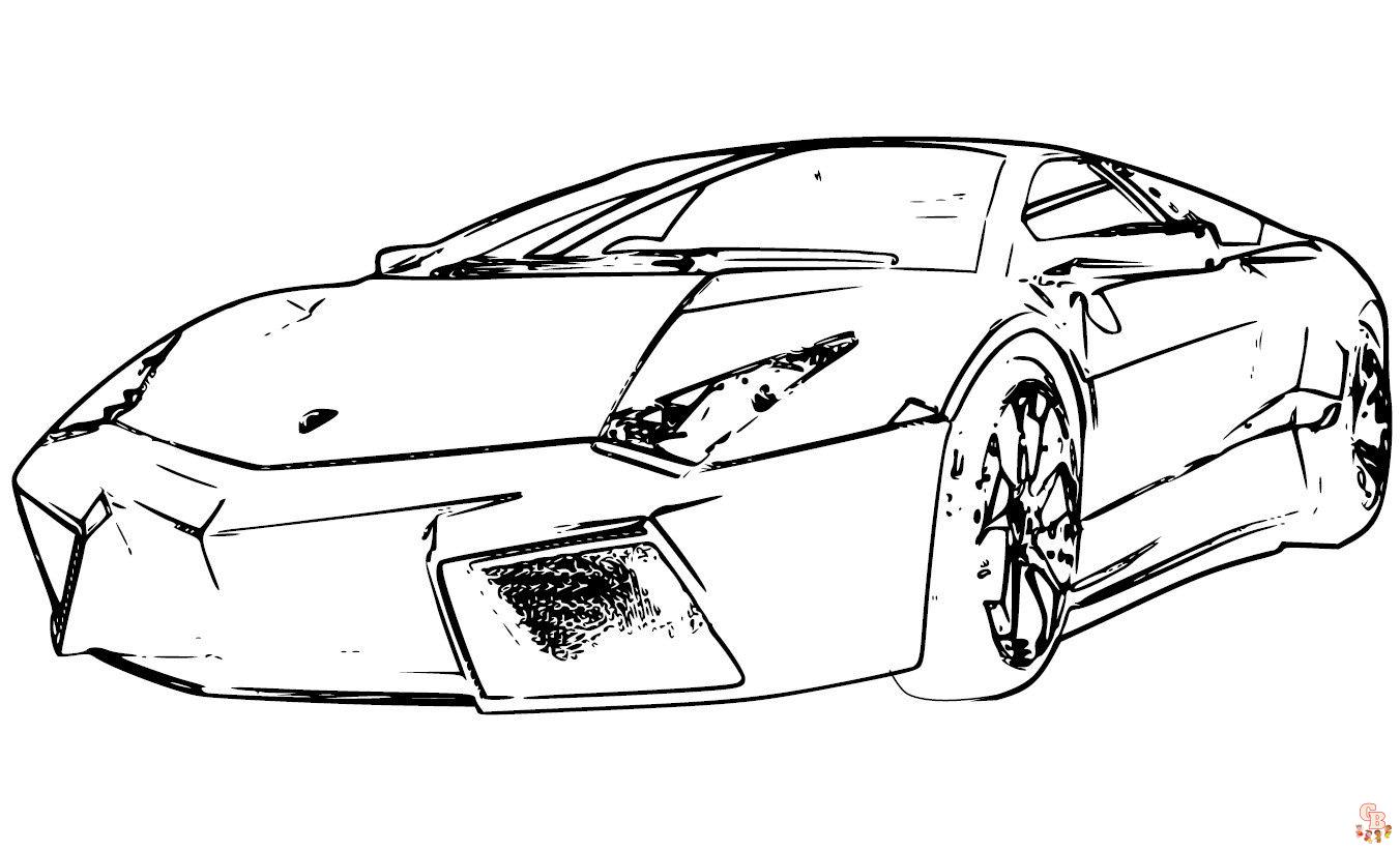 coloriage Lamborghini