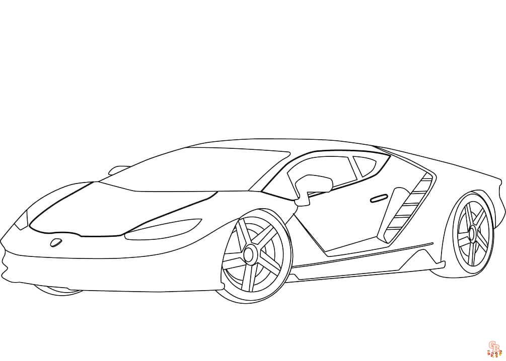 coloriage Lamborghini