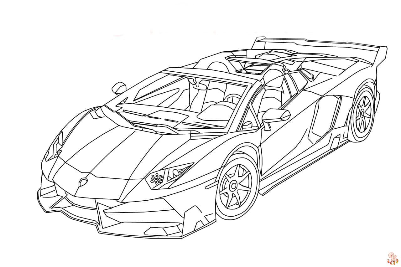 coloriage Lamborghini