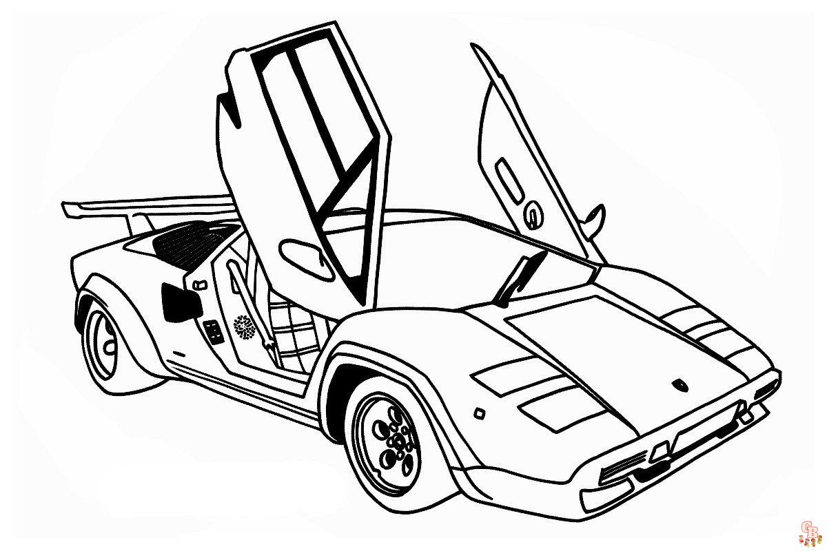 coloriage Lamborghini